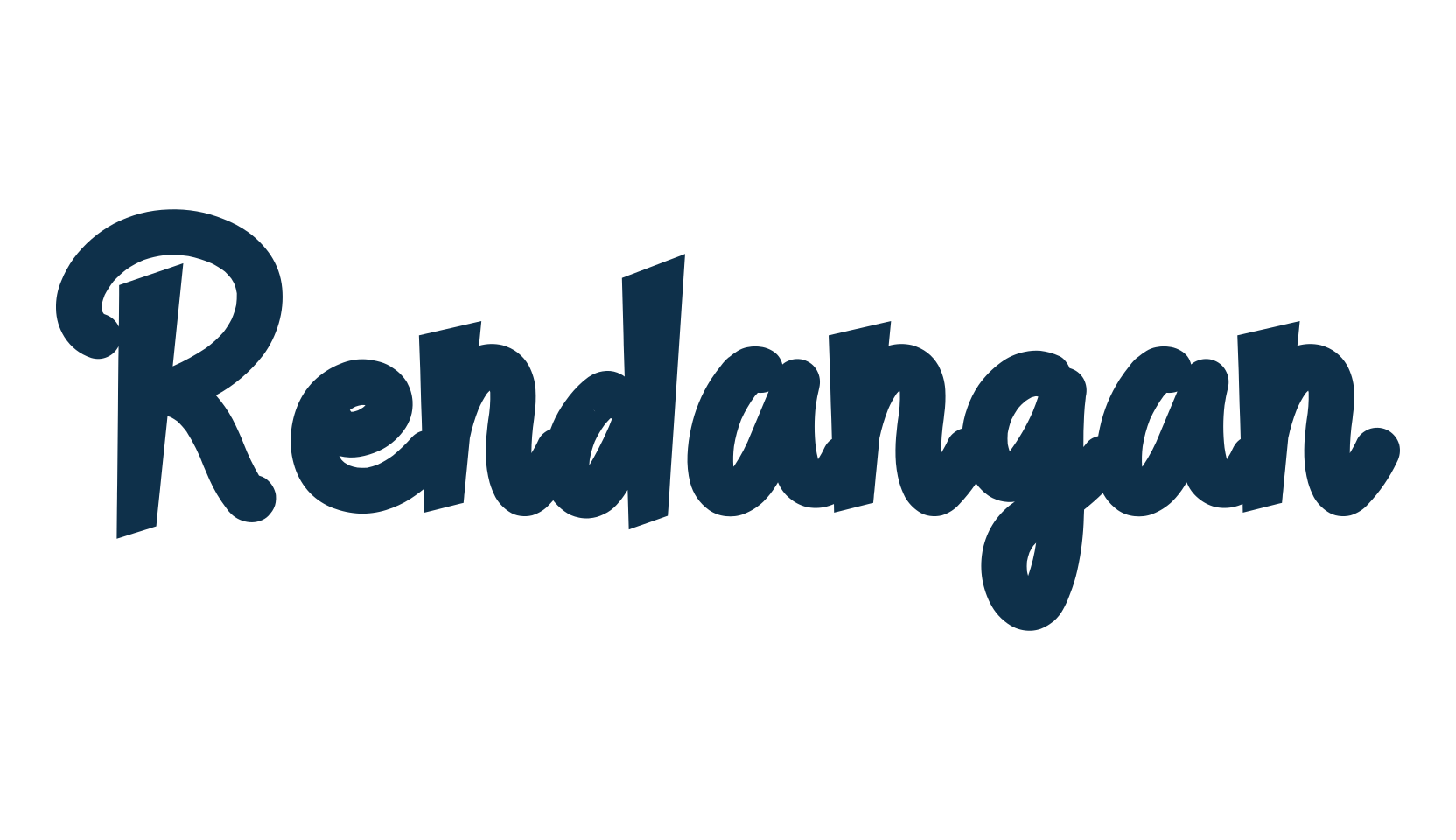 Rendangan, display market font preview