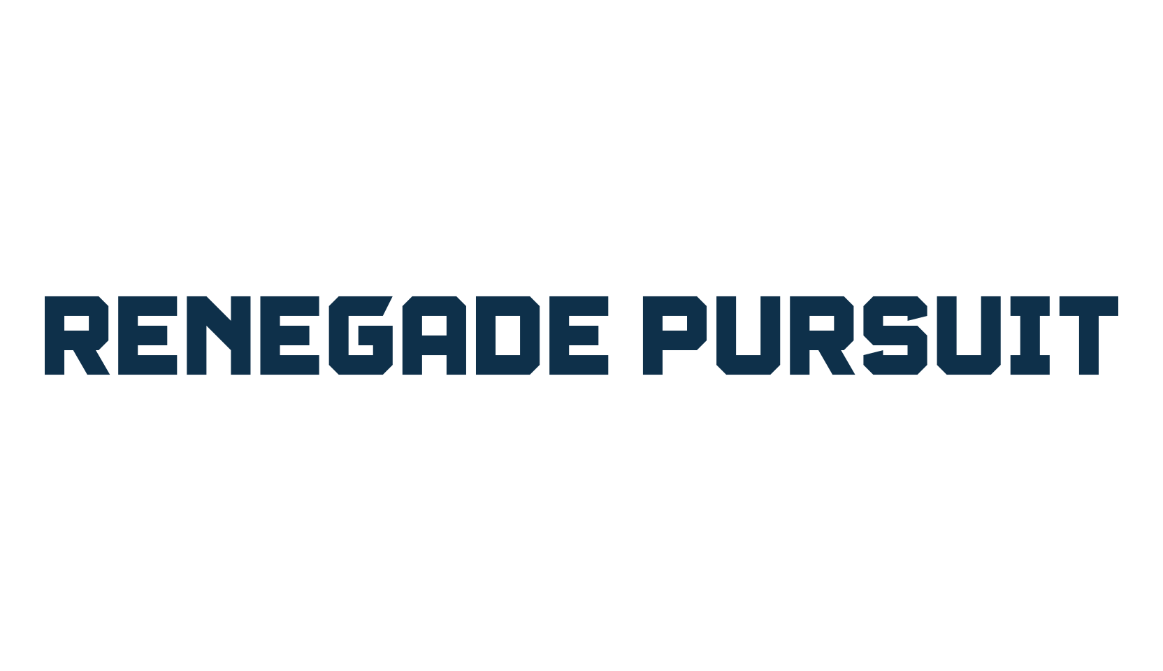 Renegade Pursuit, various font preview