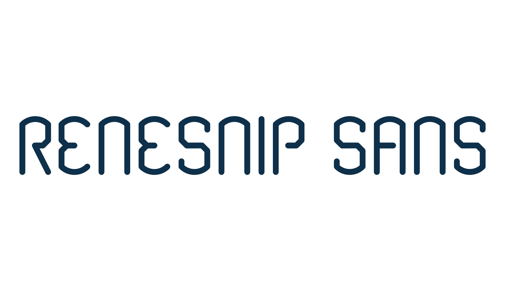 Renesnip Sans, various font preview