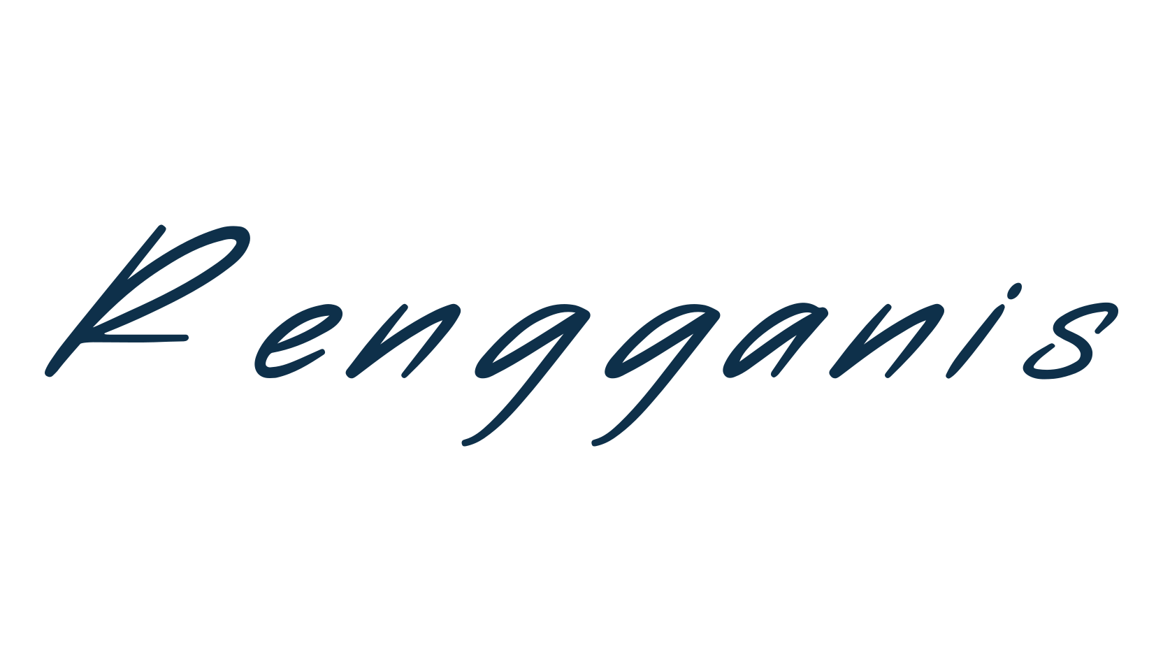 Rengganis, script handwritten fancy decorative calligraphy font preview
