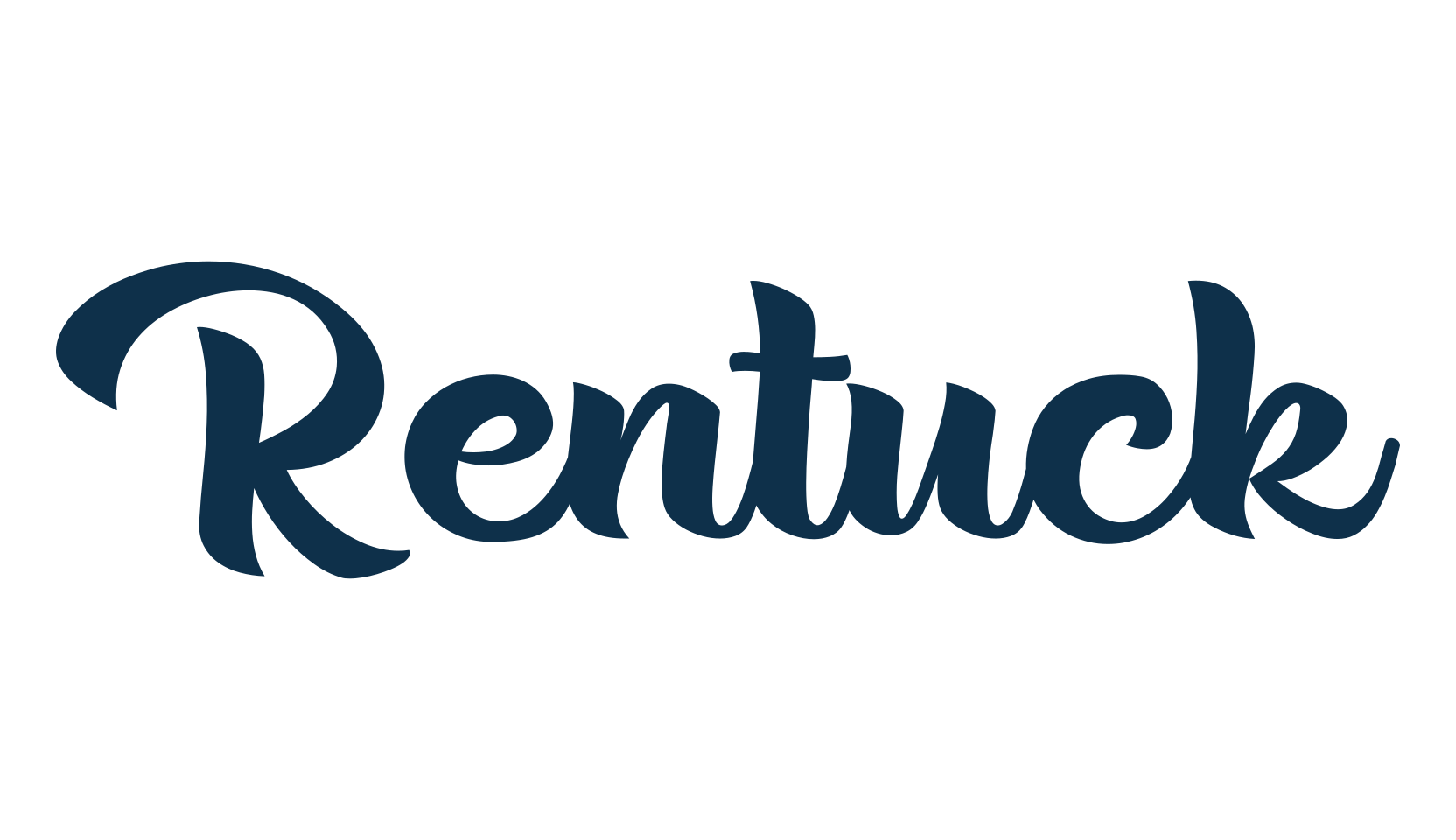 Rentuck, script brush fancy decorative calligraphy font preview