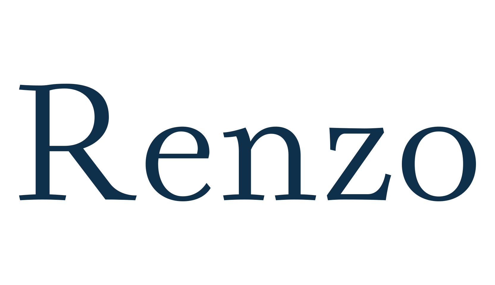 Renzo, serif font preview