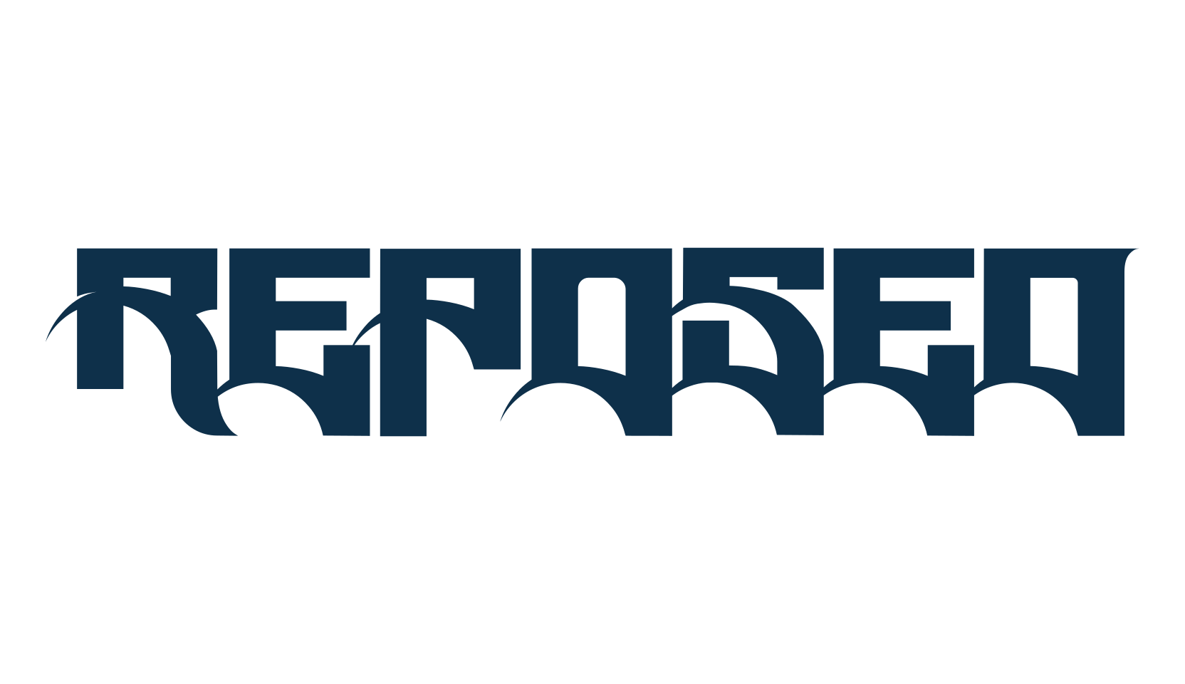 Reposed, gothic modern font preview