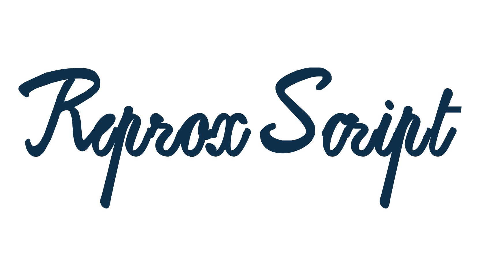 ReproxScript, various font preview