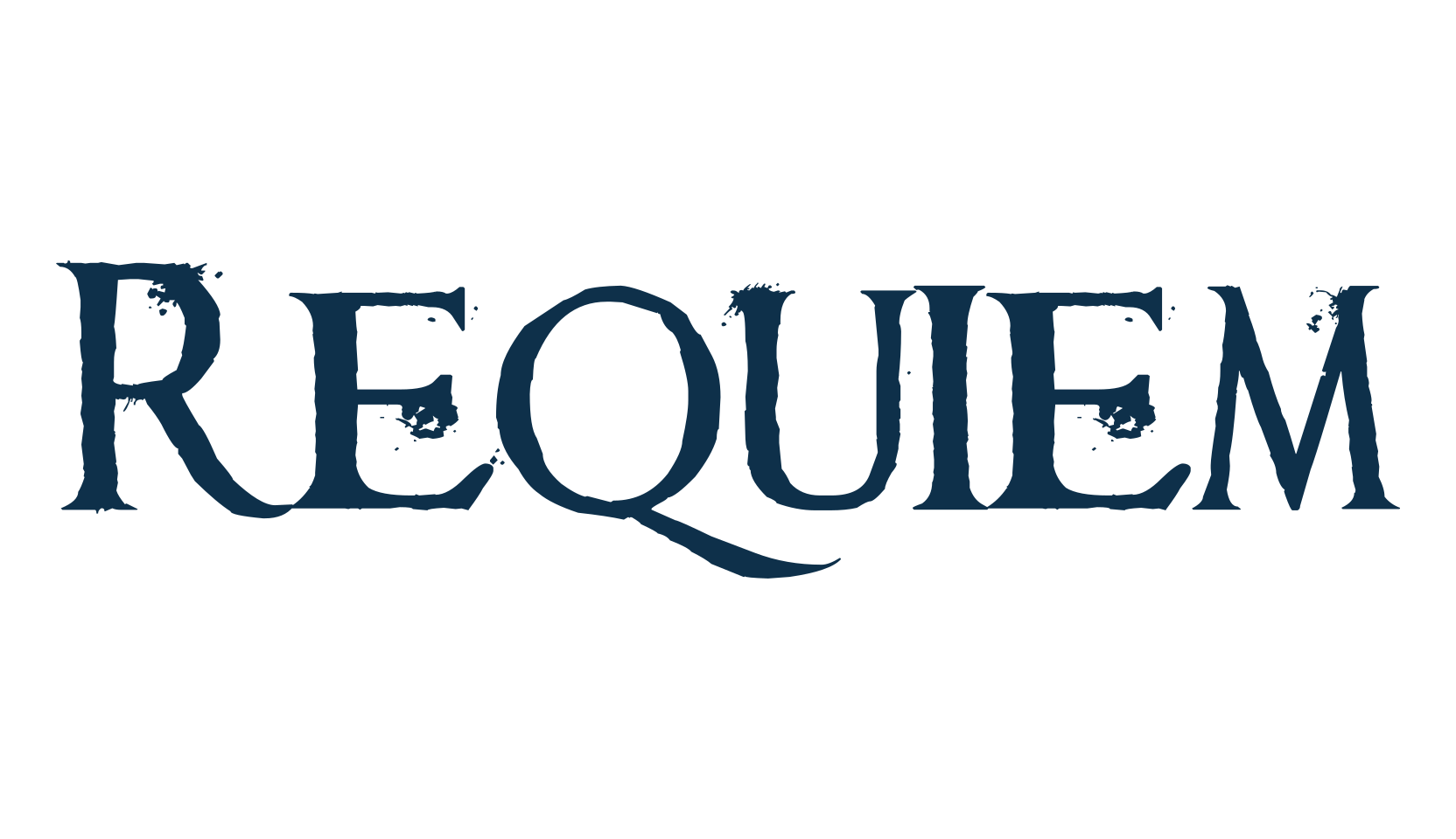 Requiem, fancy eroded decorative font preview