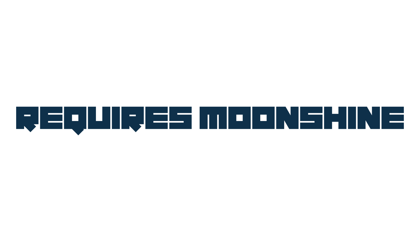 Requires Moonshine, techno square sci-fi font preview