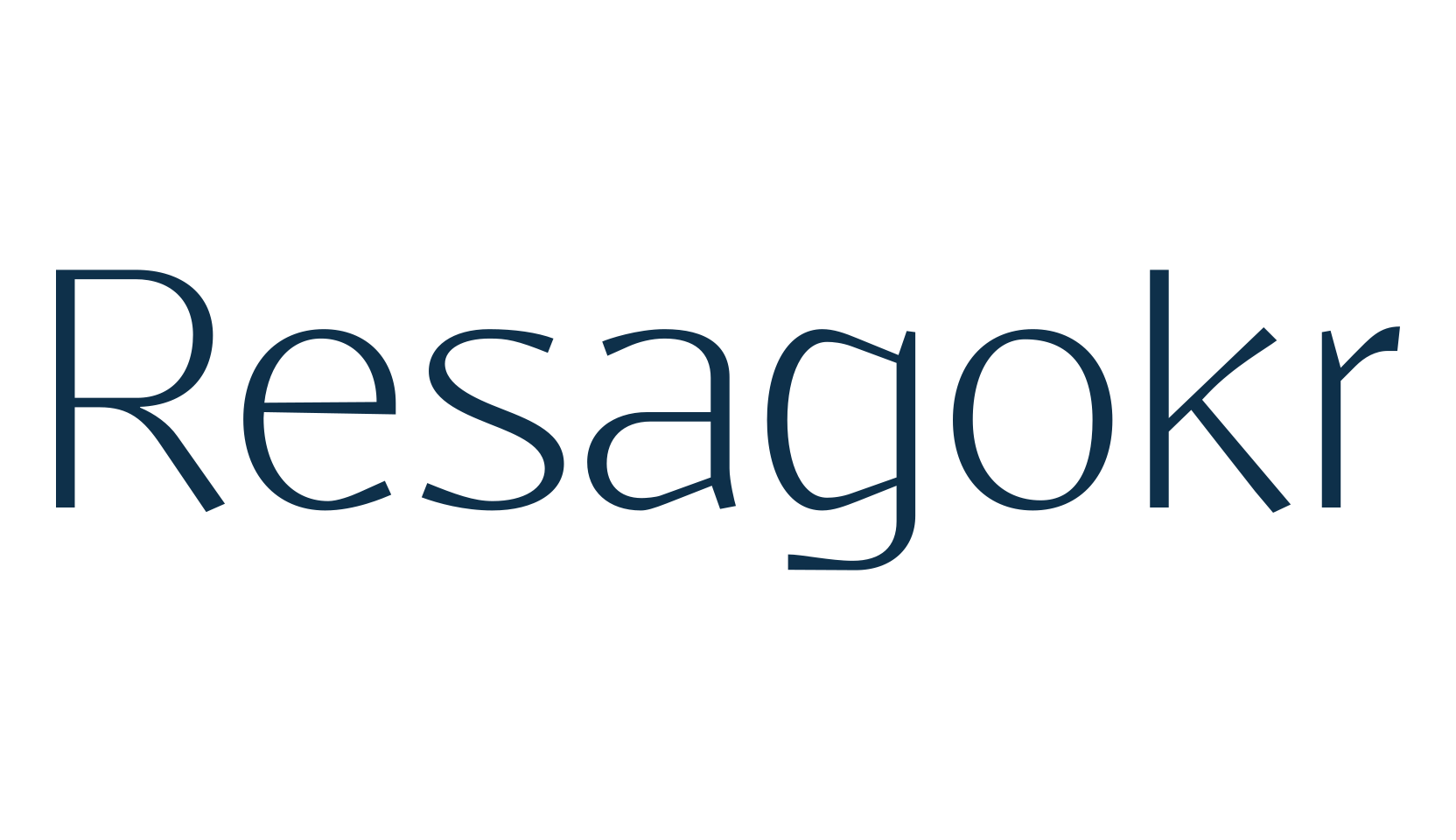 Resagokr, basic sans serif font preview