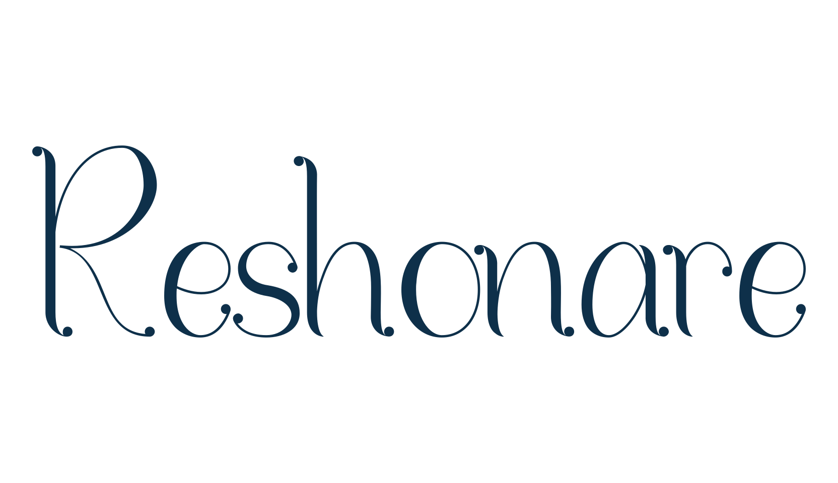 Reshonare, various font preview