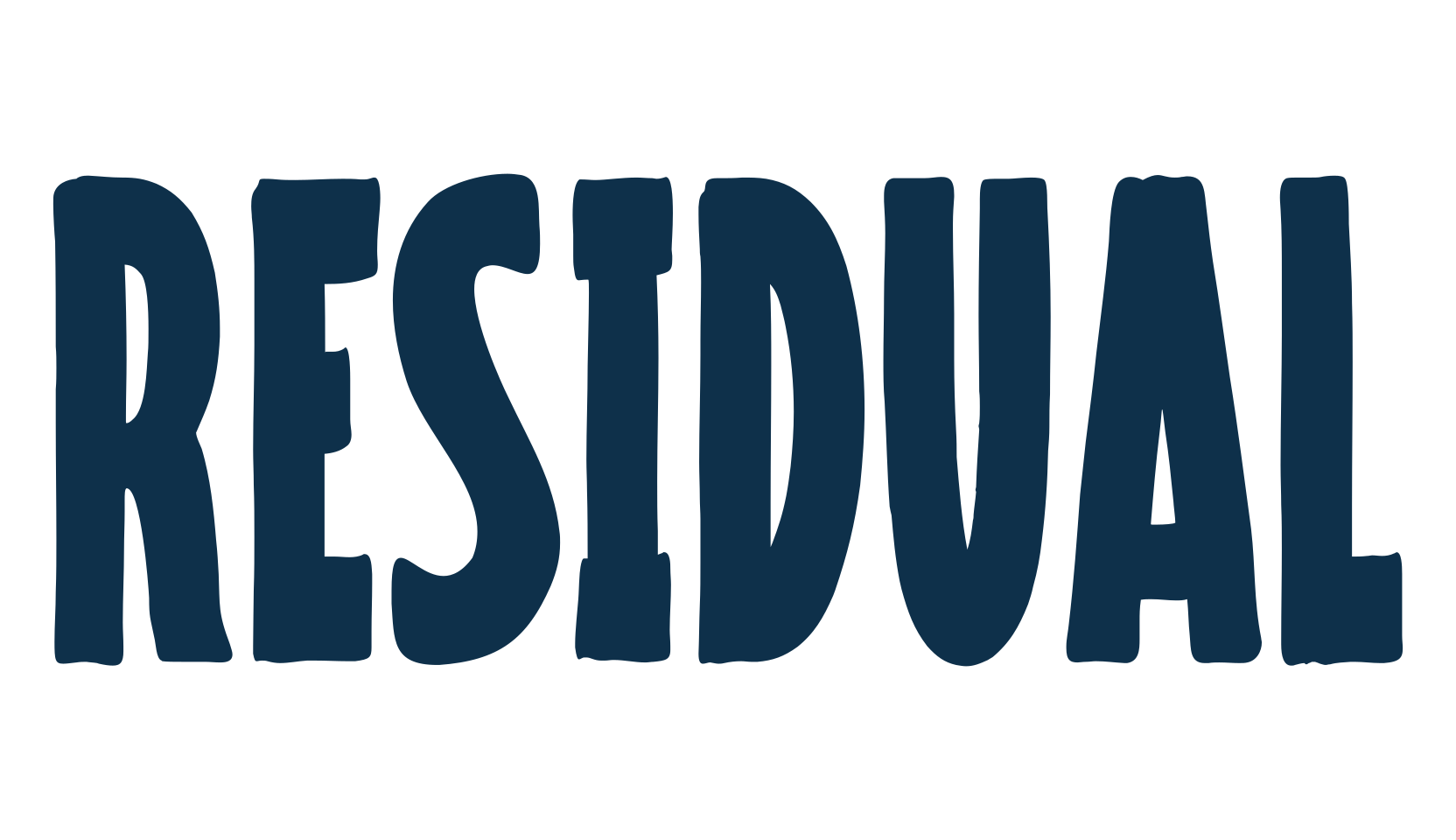 Residual, fancy various decorative font preview