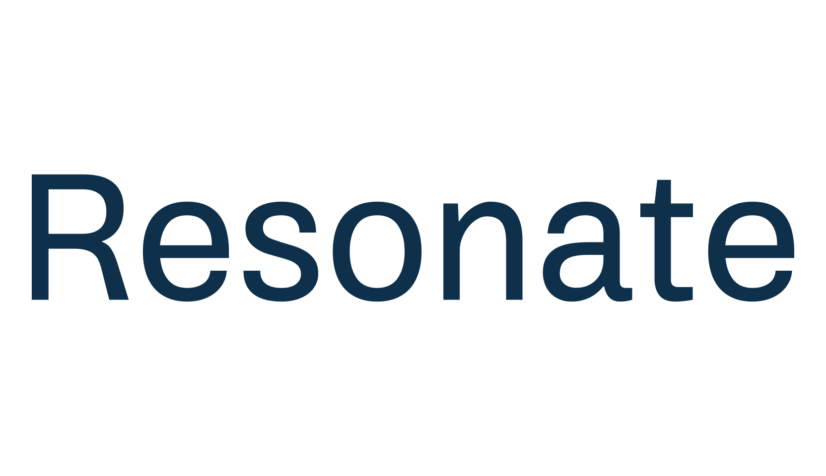 Resonate, sans serif font preview