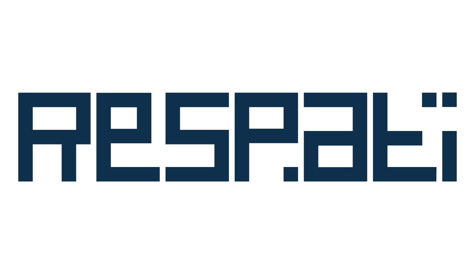 Respati, techno square sci-fi font preview