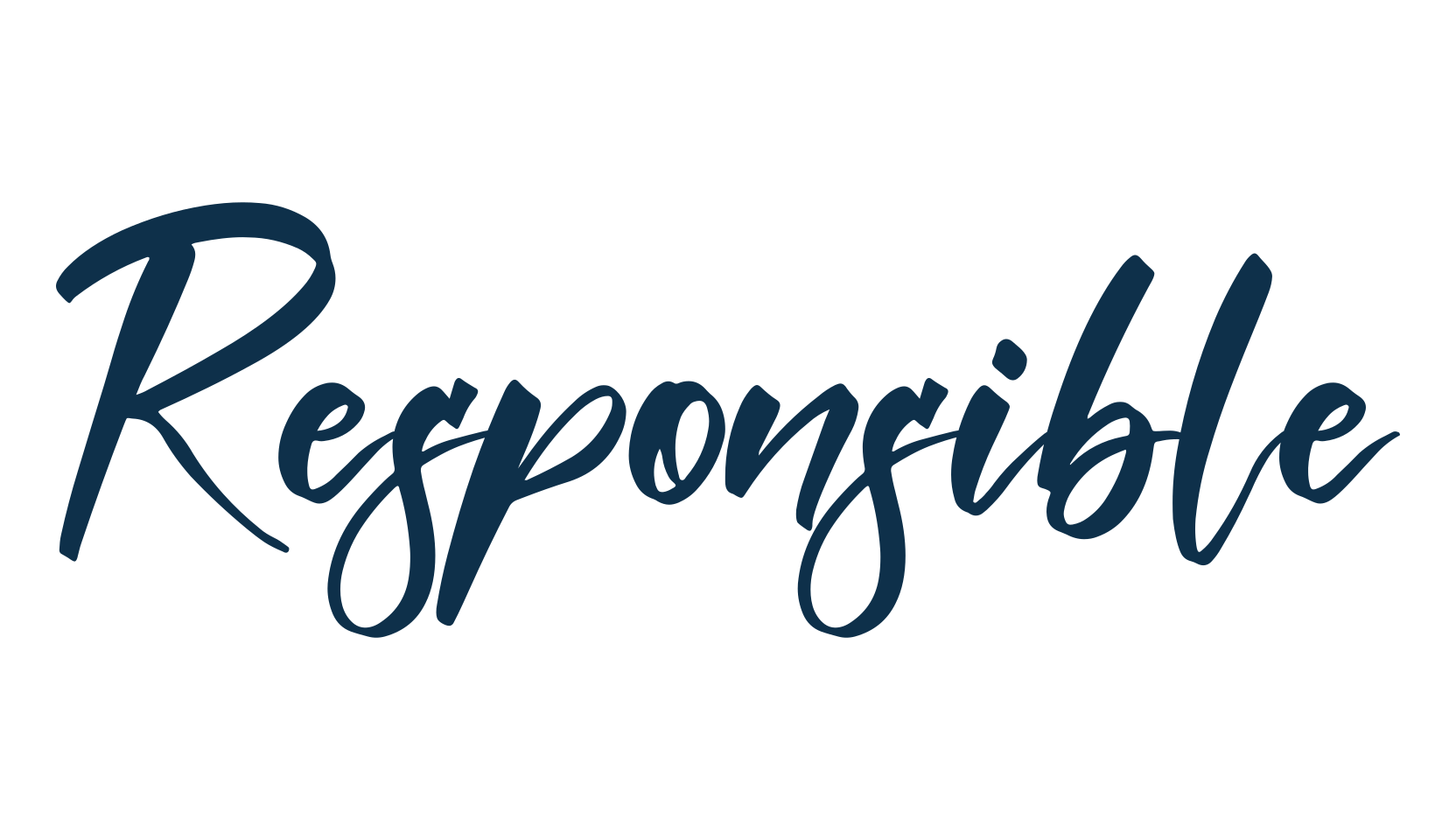Responsible, script calligraphy fancy decorative font preview