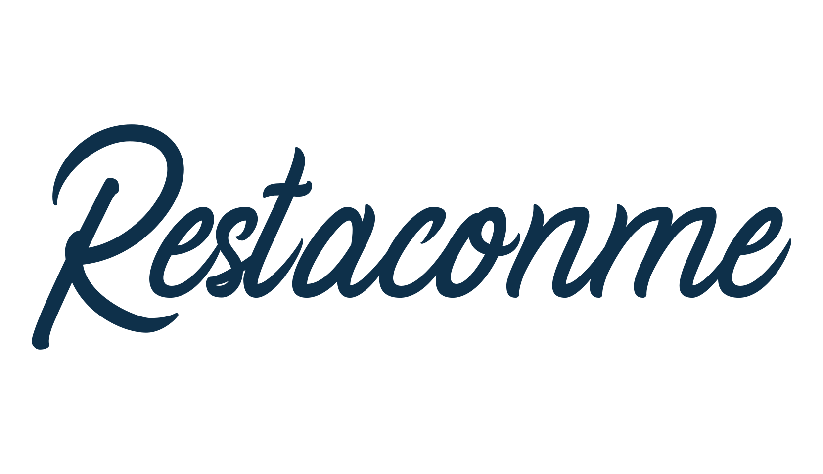 Restaconme, fancy decorative font preview
