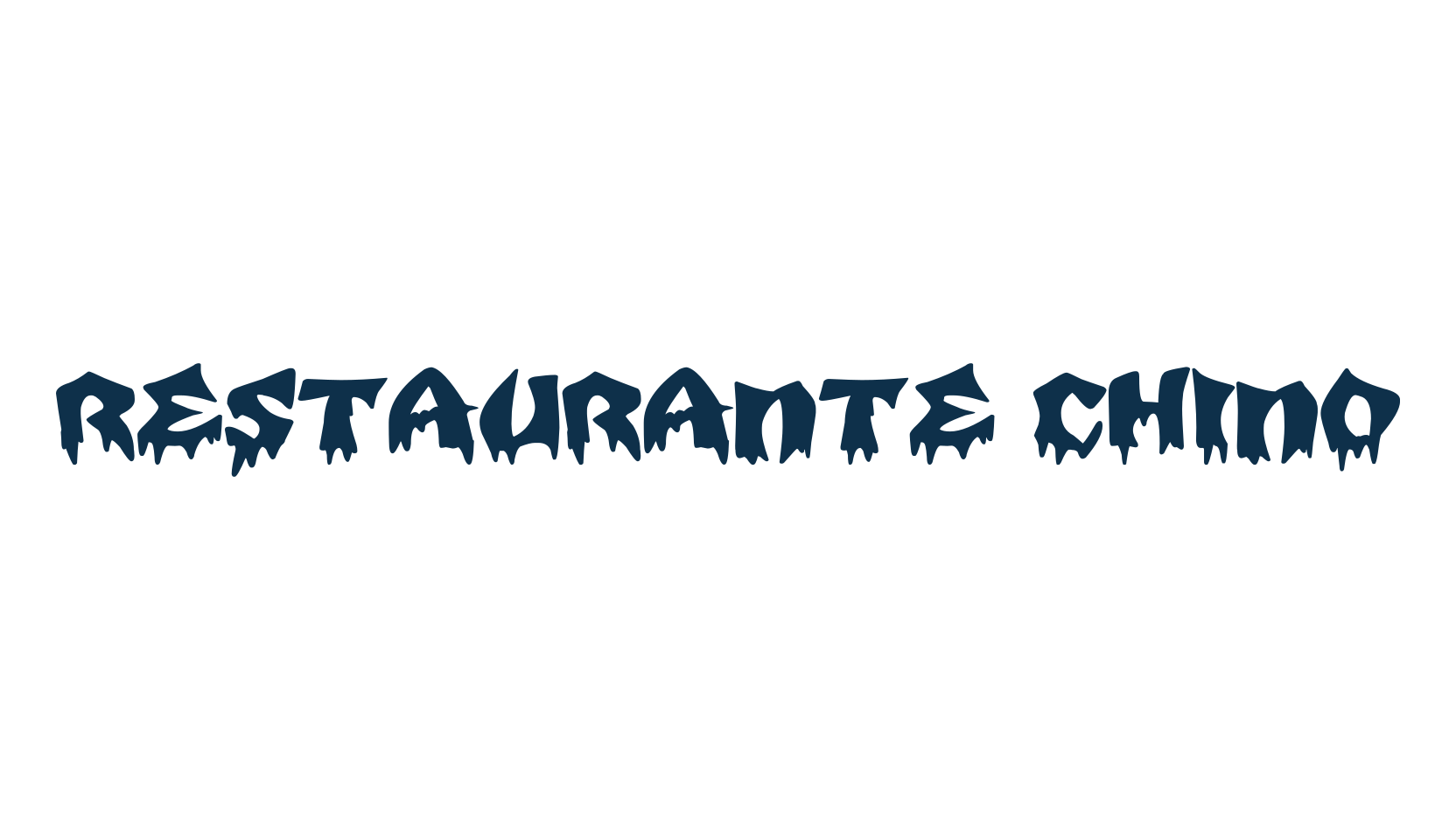 Restaurante Chino, halloween font preview