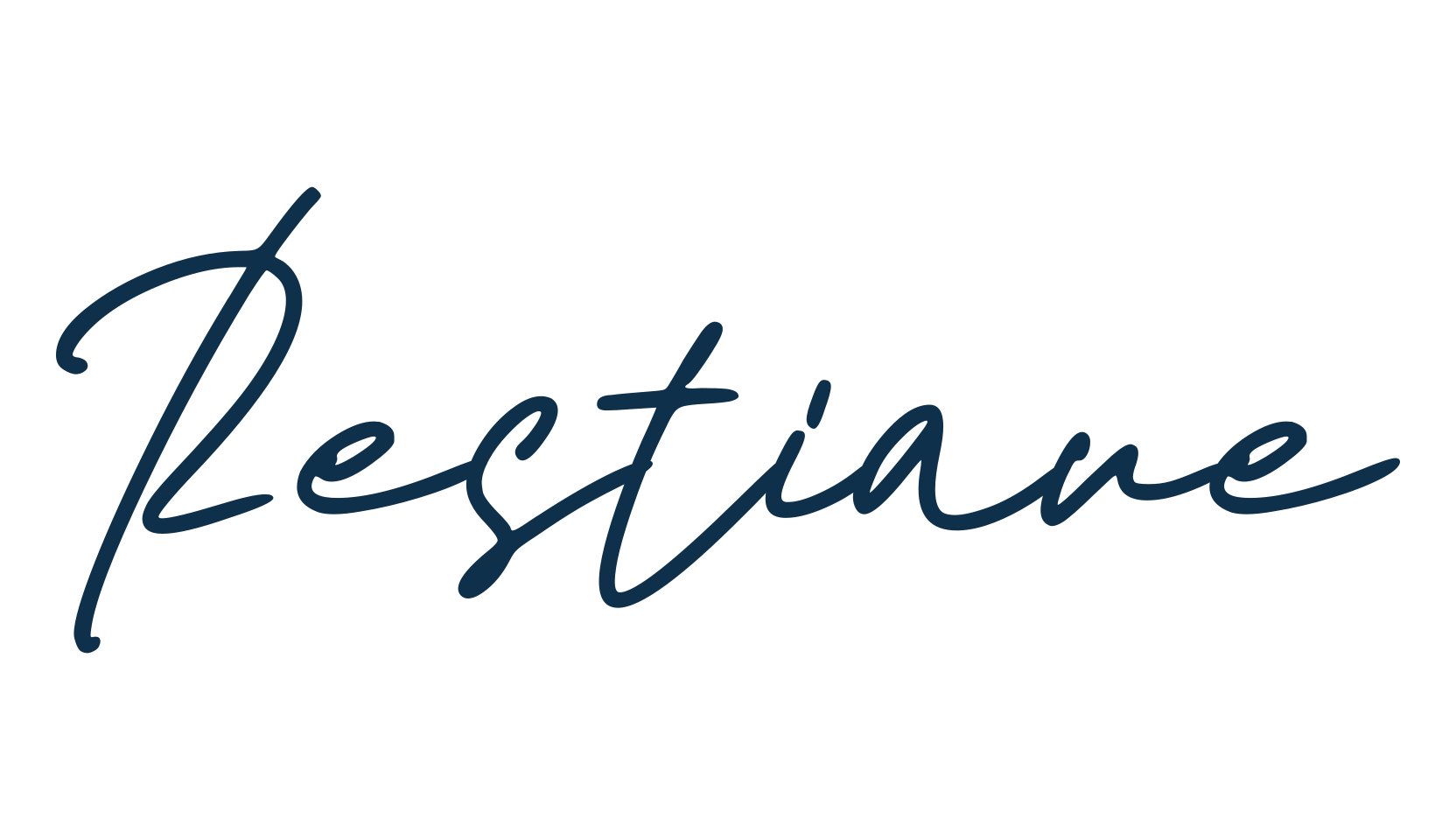 Restiane, handwriting font preview