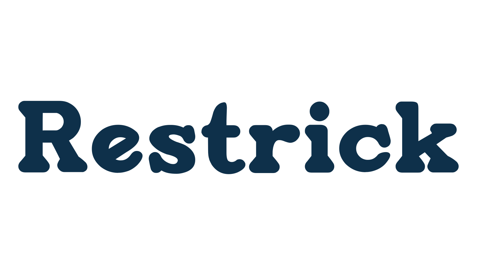 Restrick, serif font preview