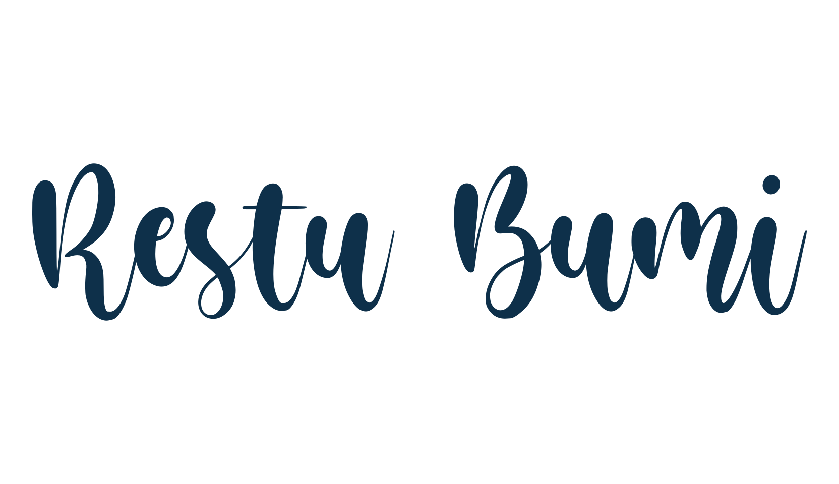 Restu Bumi, fancy decorative font preview