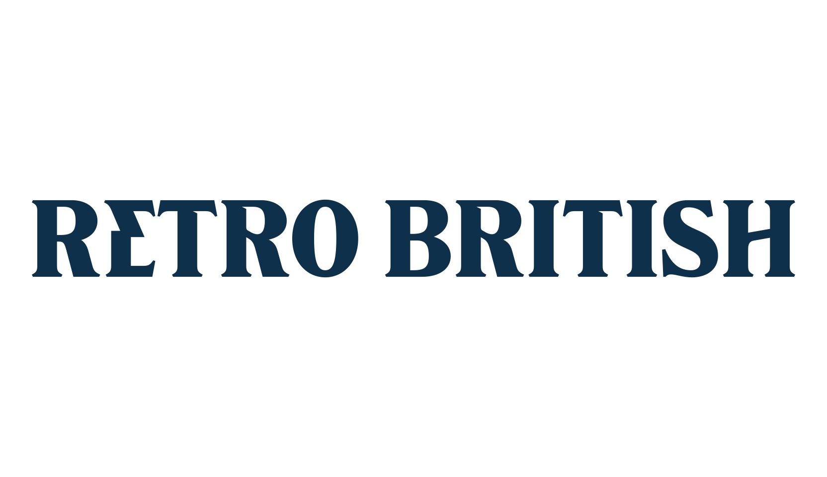 Retro British, fancy retro decorative font preview