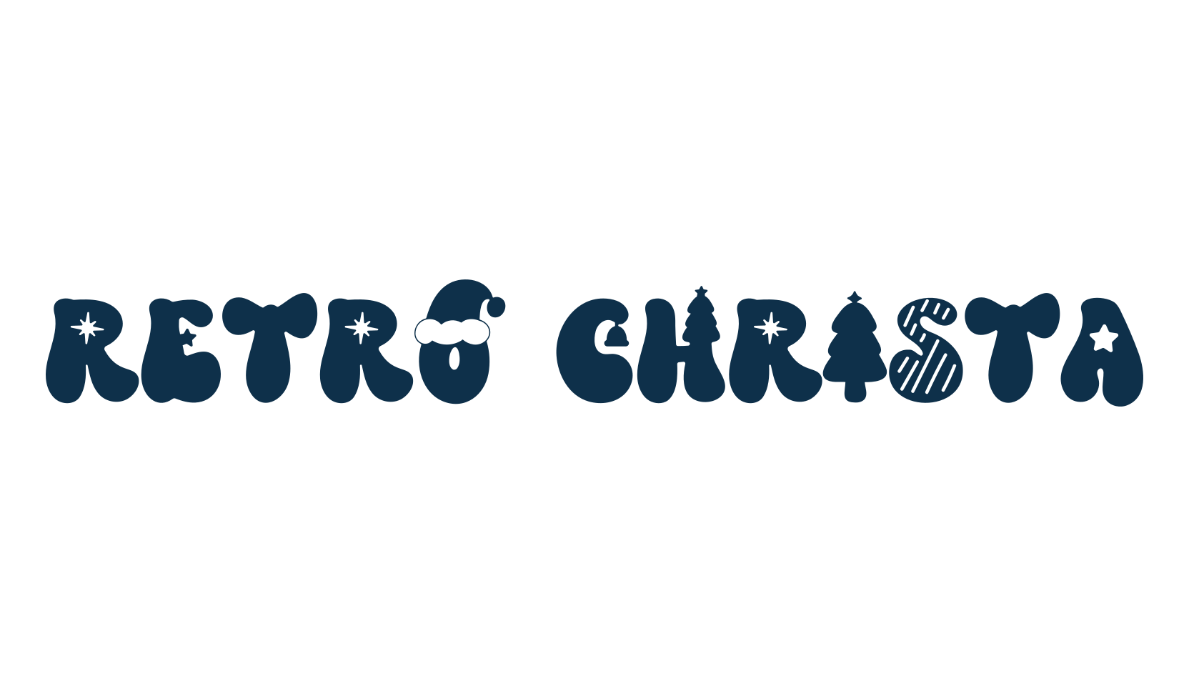 Retro Christa, fancy decorative font preview