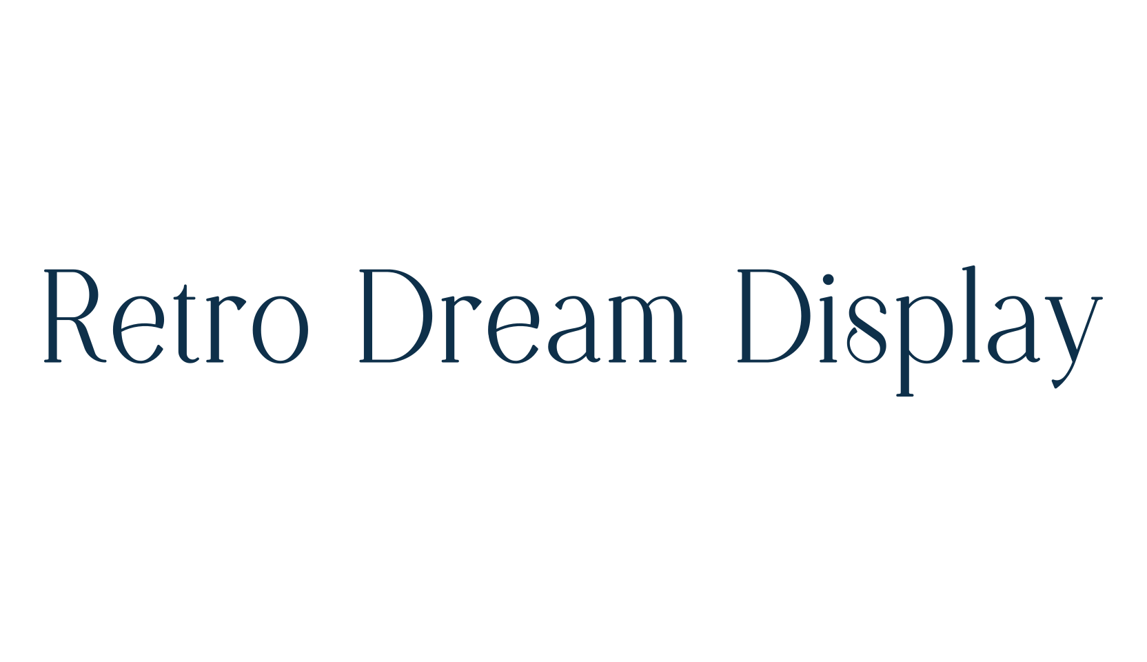 Retro Dream Display, fancy eroded decorative font preview