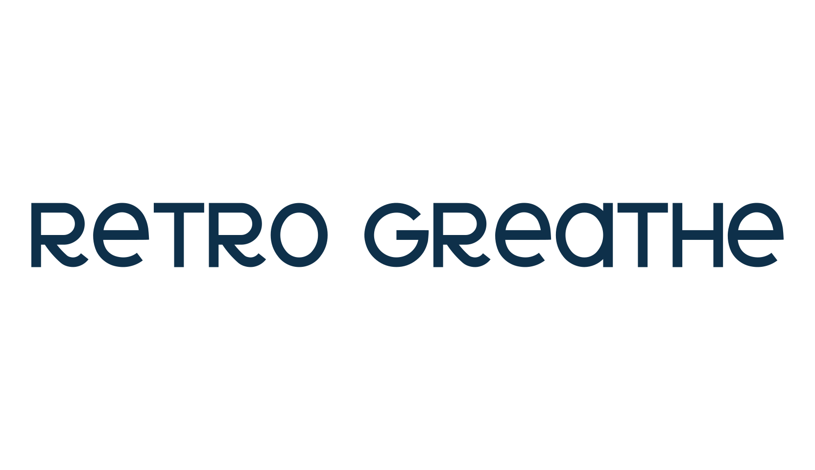Retro Greathe, sans serif font preview