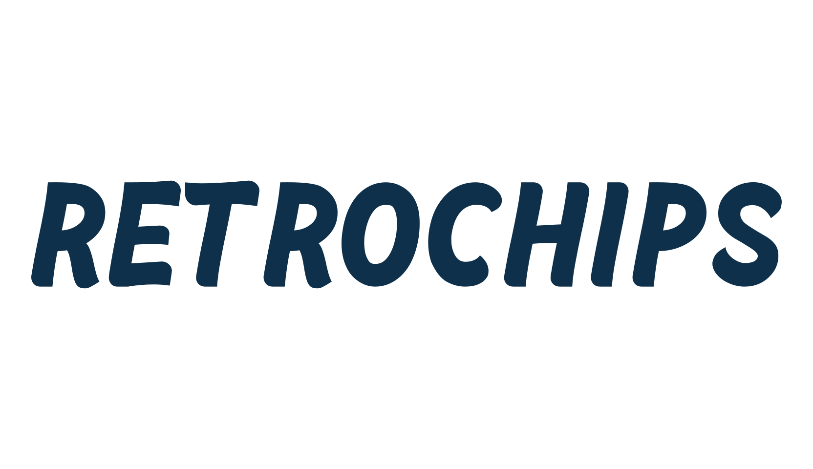 Retrochips, fancy old school decorative script calligraphy font preview