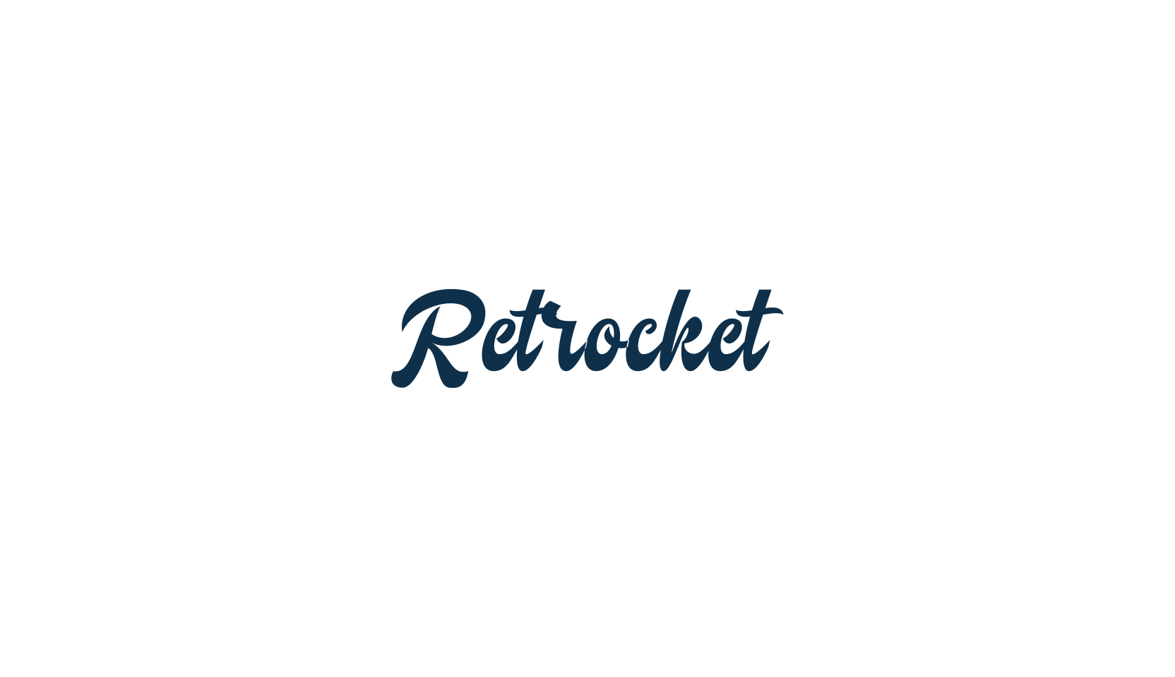 Retrocket, old school font preview