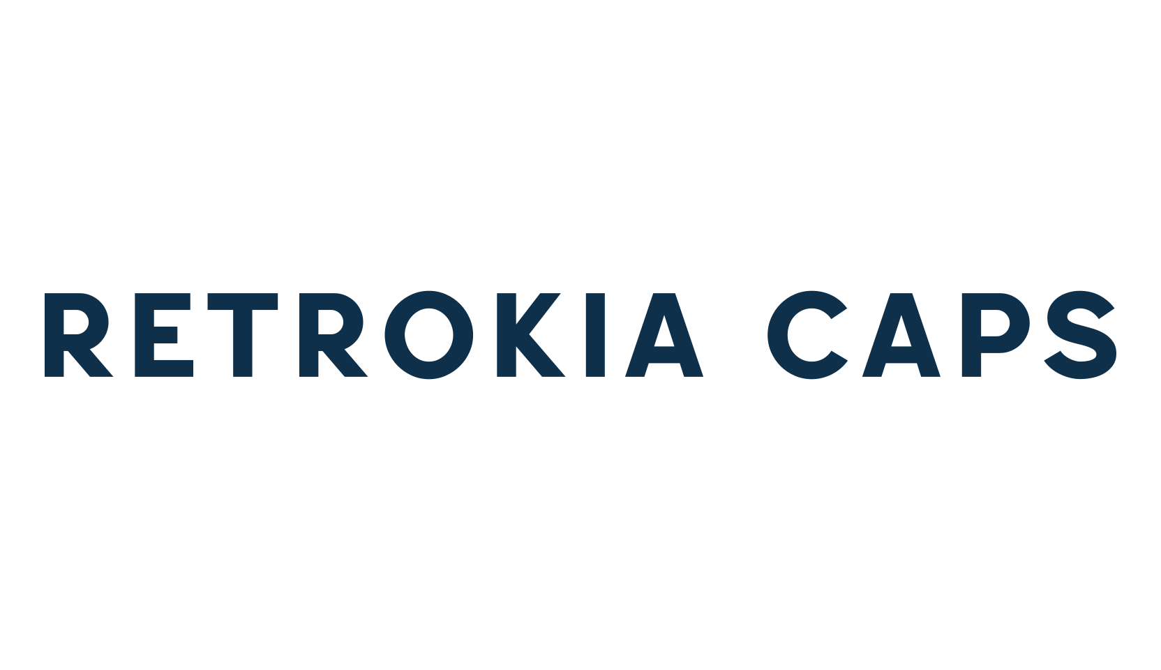 Retrokia Caps, sans serif font preview