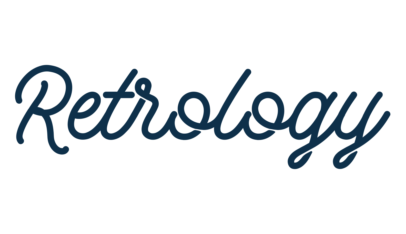 Retrology, fancy various decorative script calligraphy font preview