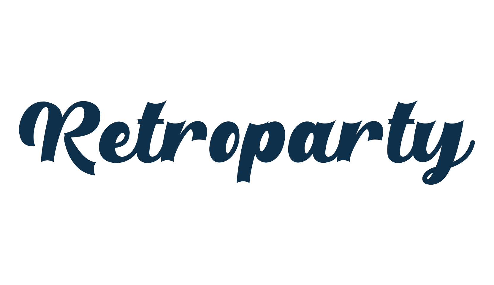 Retroparty, old school font preview