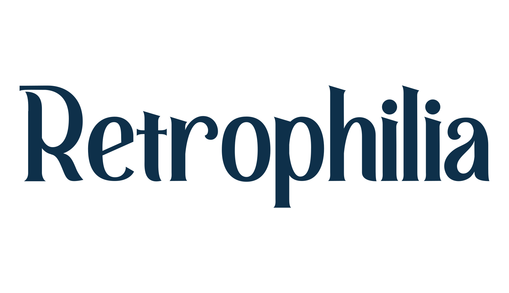 Retrophilia, fancy retro decorative font preview