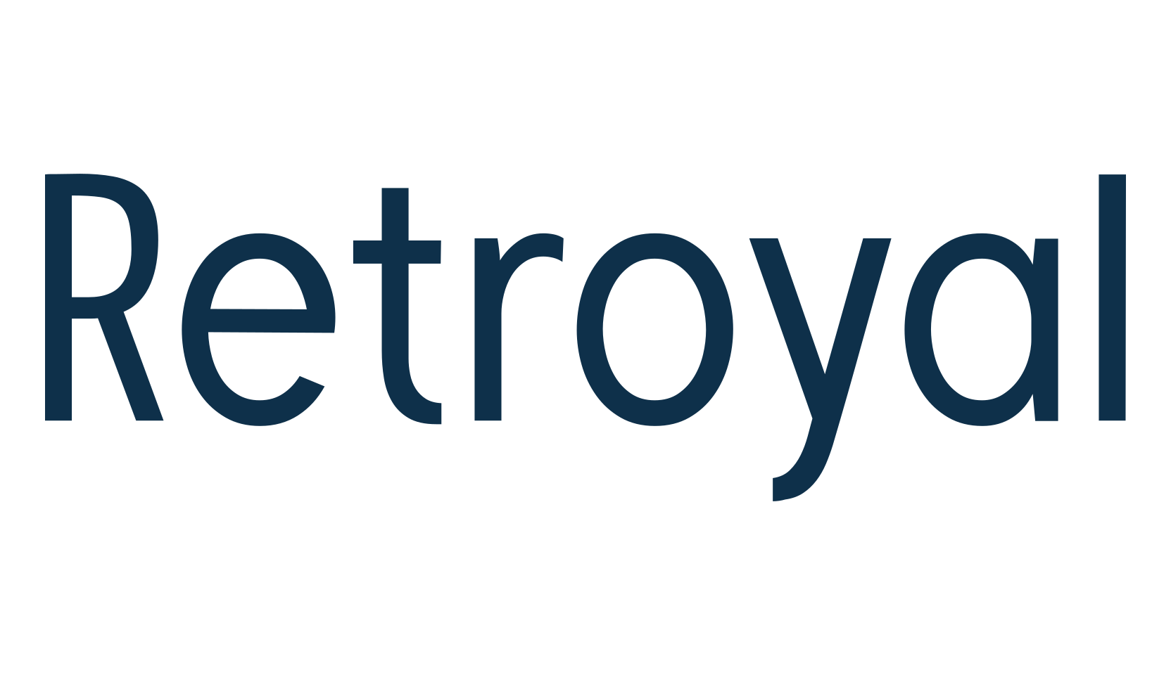 Retroyal, sans serif font preview