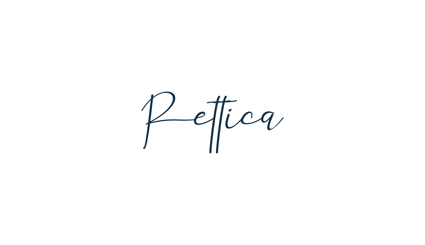 Rettica, handwriting font preview