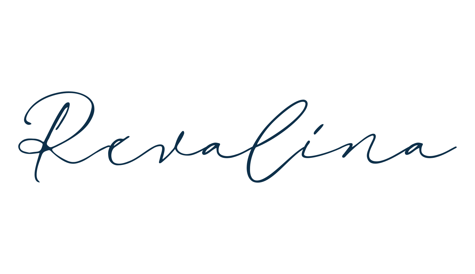 Revalina, handwriting font preview