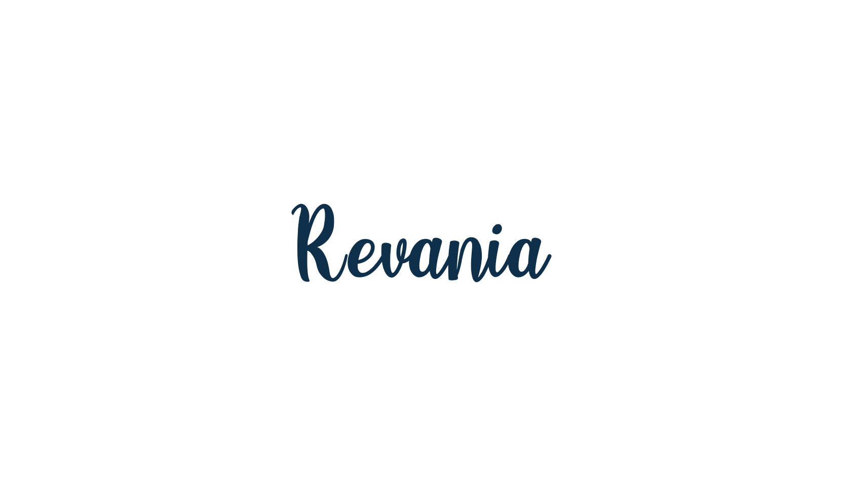 Revania, display market font preview