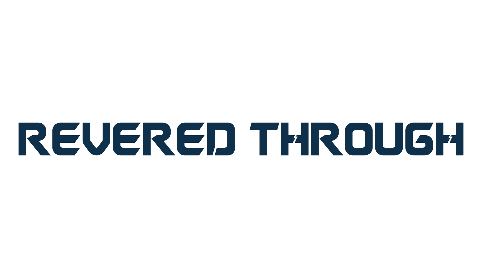 Revered Through, various font preview