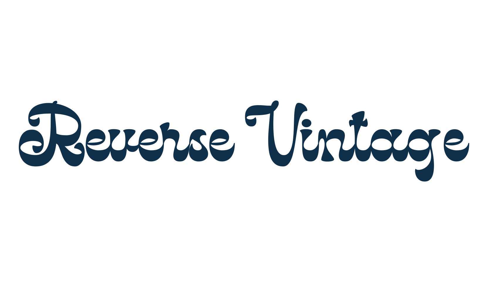 Reverse Vintage, retro font preview