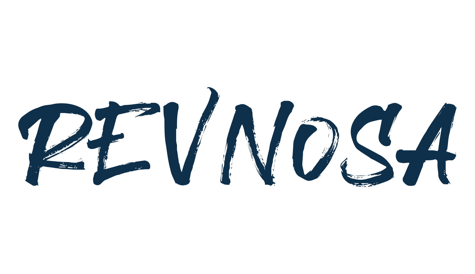 Revnosa, brush font preview