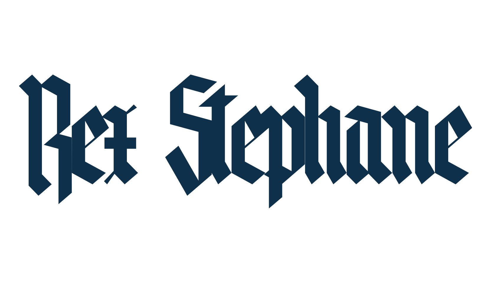 Rex Stephane, modern font preview