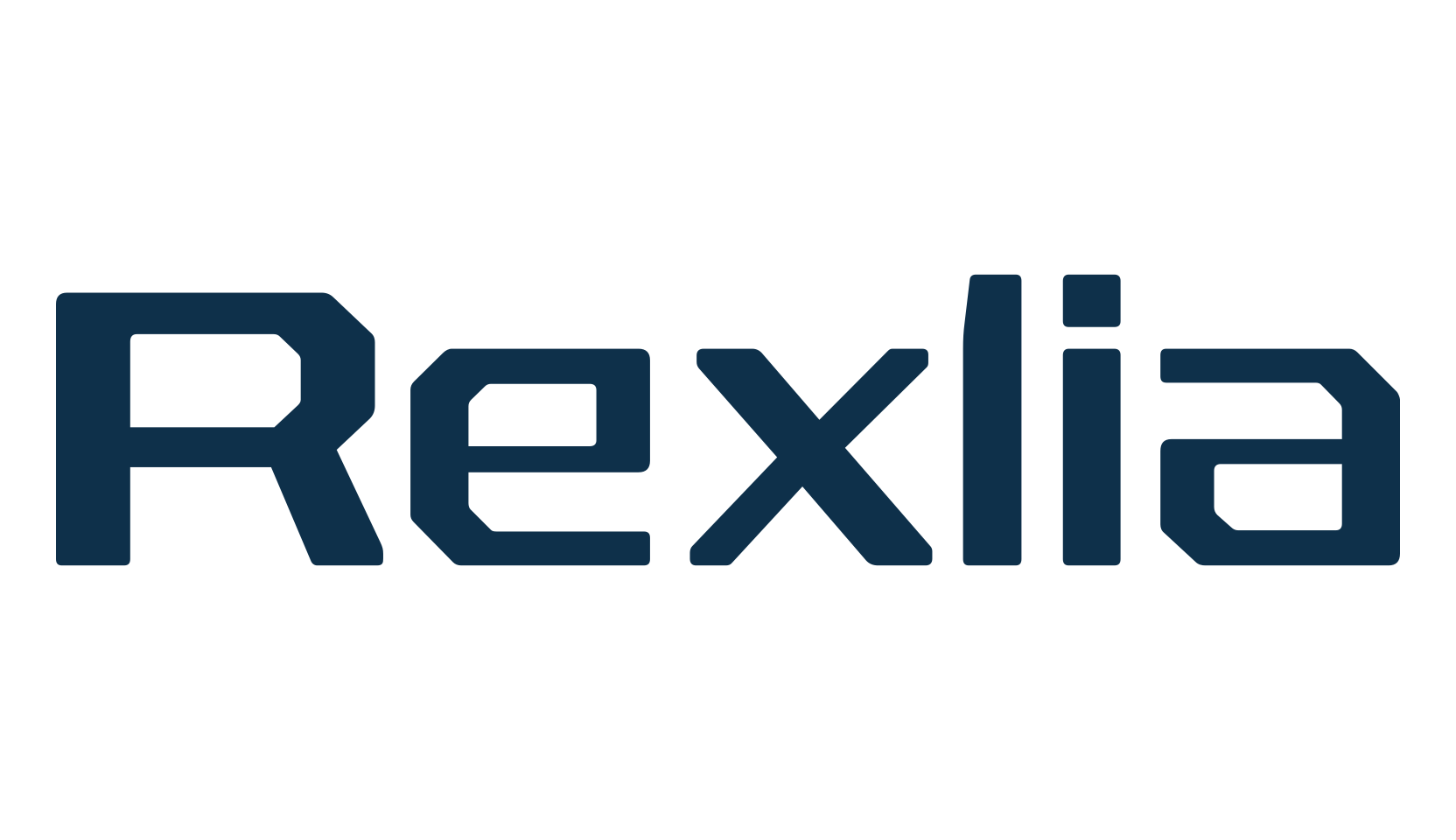 Rexlia, techno square sci-fi font preview