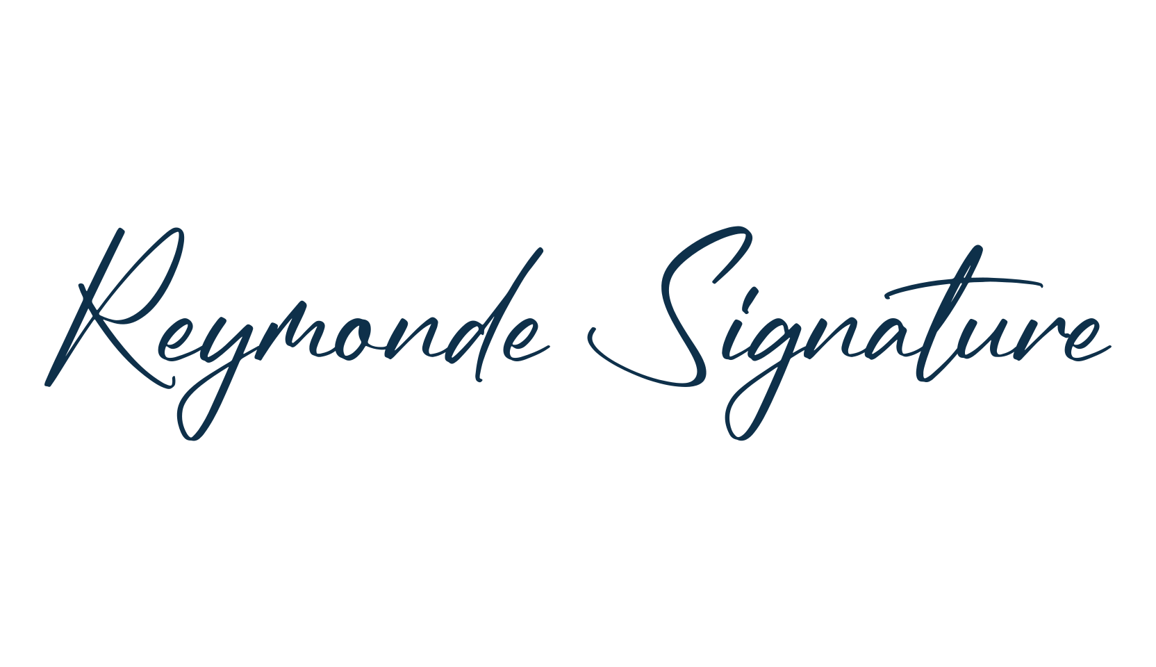 Reymonde Signature, script handwritten fancy decorative calligraphy font preview
