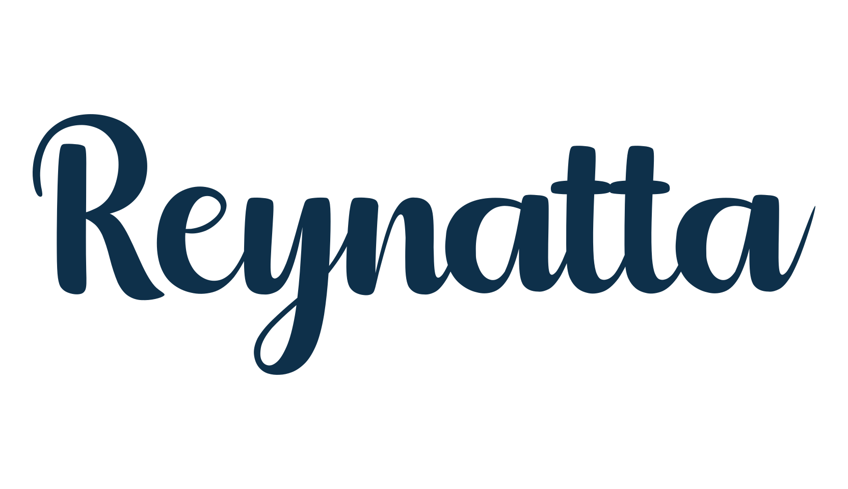 Reynatta, fancy decorative font preview