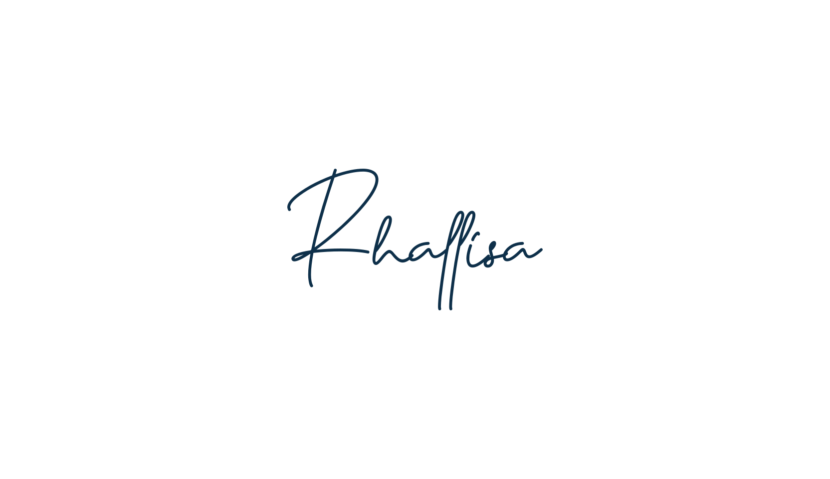 Rhallisa, script handwritten fancy decorative calligraphy font preview