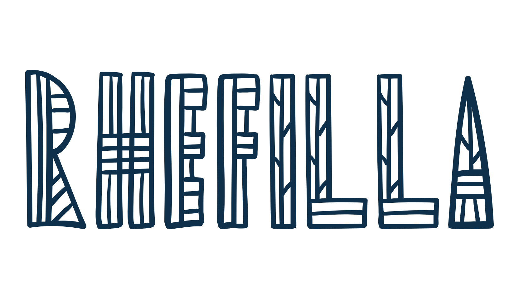 Rhefilla, decorative font preview