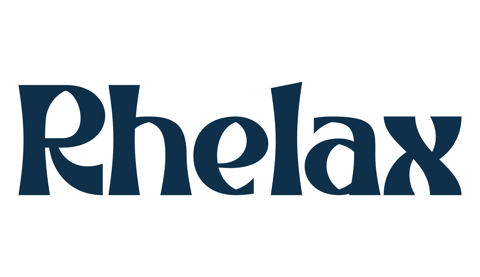 Rhelax, fancy groovy decorative font preview