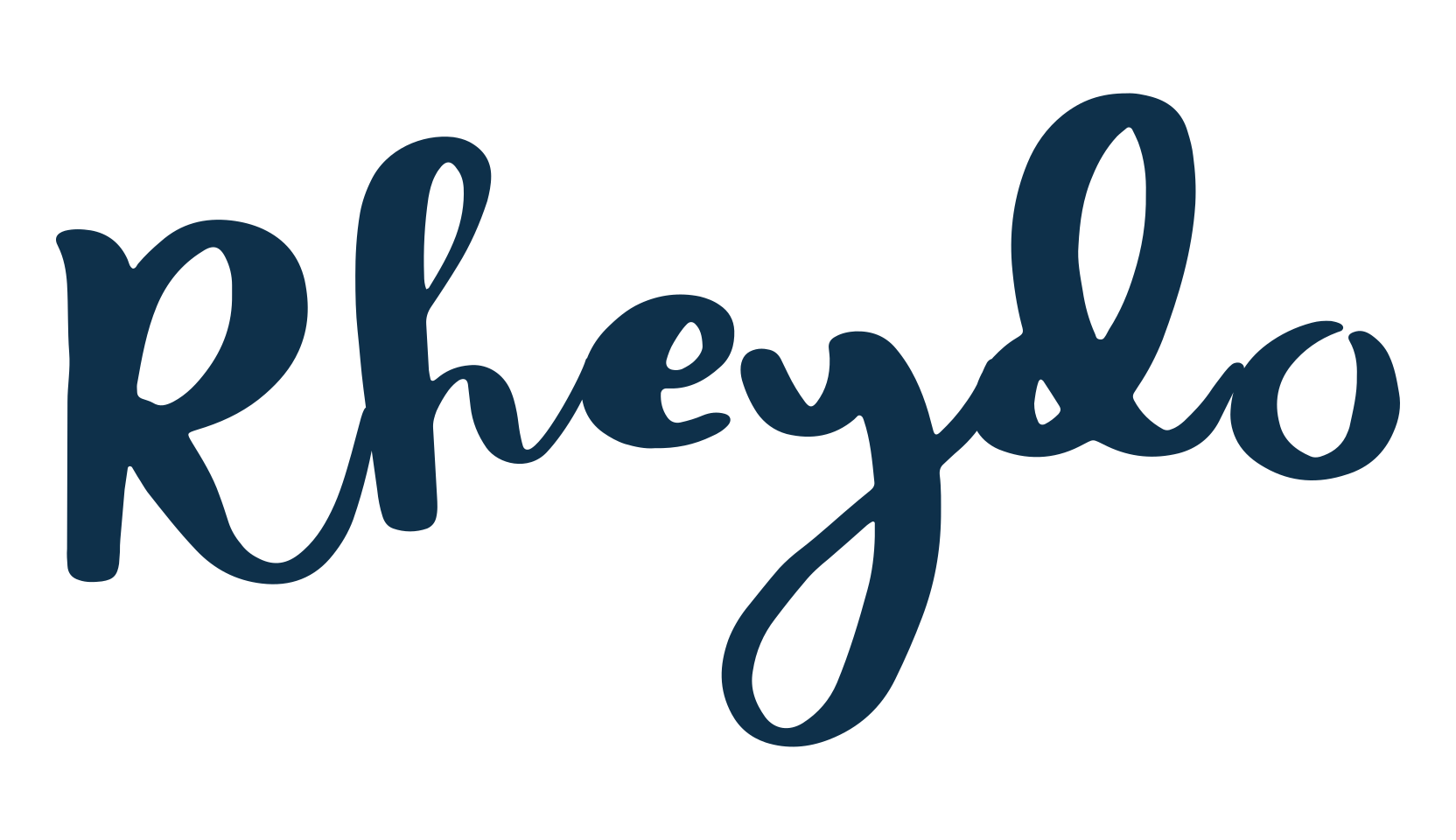 Rheydo, script brush fancy decorative calligraphy font preview