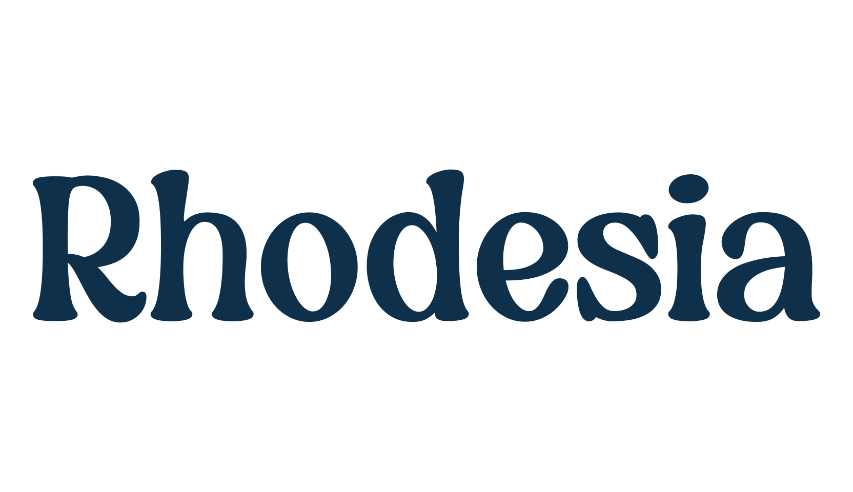 Rhodesia, fancy retro decorative font preview