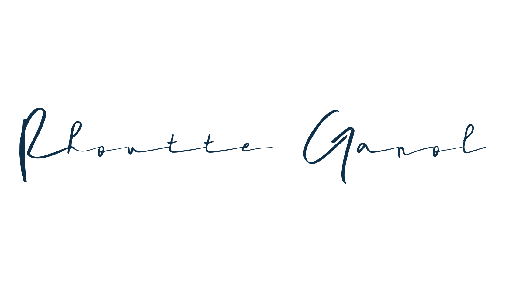 Rhoutte Ganol, script handwritten fancy decorative calligraphy font preview