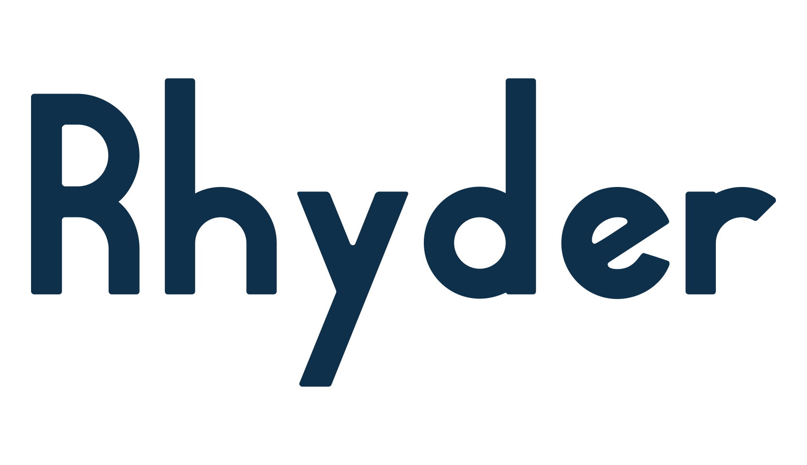 Rhyder, basic sans serif font preview