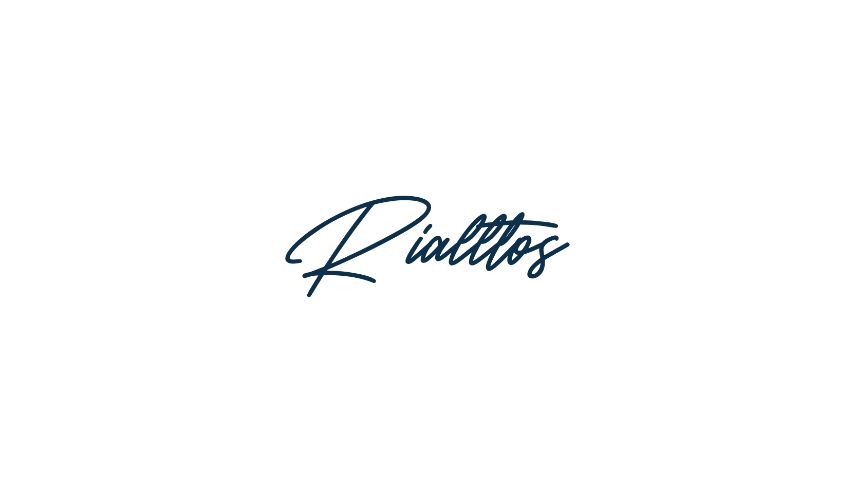Rialltos, handwriting font preview
